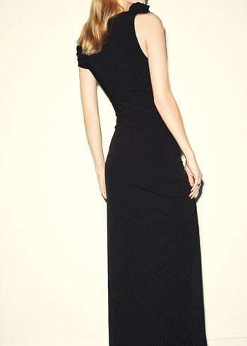 MANGO İnce triko volan süslemeli elbise - Görsel 4