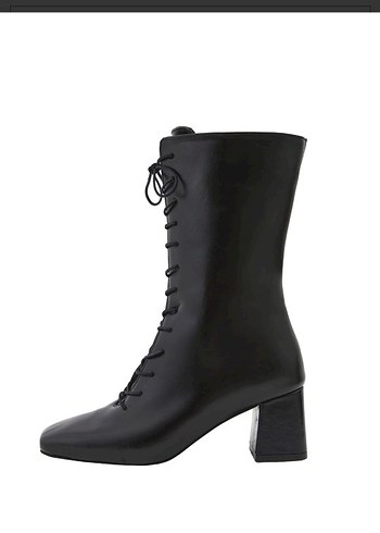 OXXO SİYAH TOPUKLU UZUN ÇİZME - Görsel 3