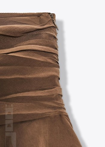 Zara Fıfırlı Pantolon Etek - Görsel 4