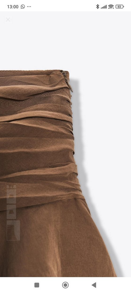 Zara Fıfırlı Pantolon Etek - Görsel 4