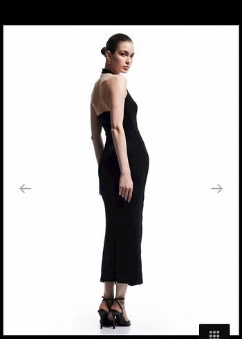 Koton X Sibil Çetinkaya - Kolsuz Simli Dar Kesim Metal - Görsel 2