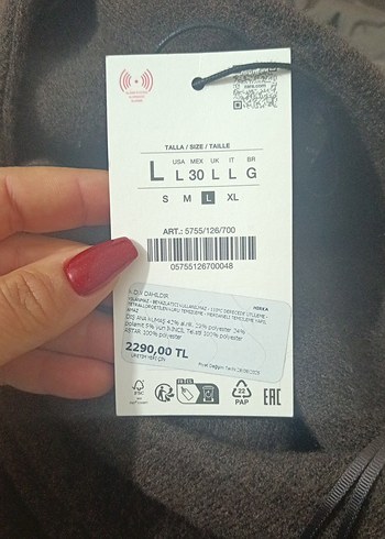 Zara suni kürk detaylı triko elbise - Görsel 5