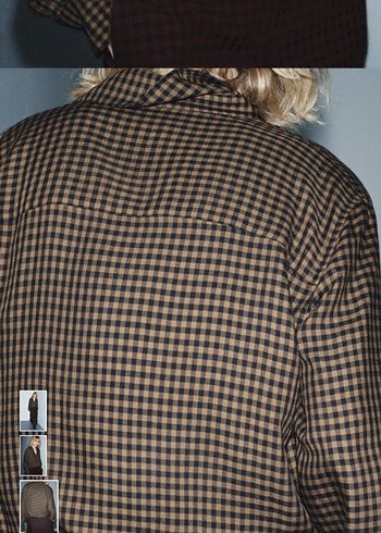 Zara pötikareli bluz ZW collection - Görsel 6