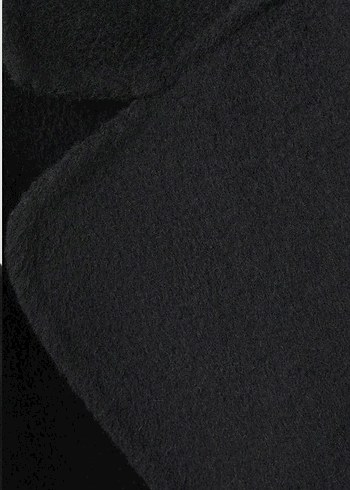 Mango el yapımı yün kemerli palto - Görsel 2