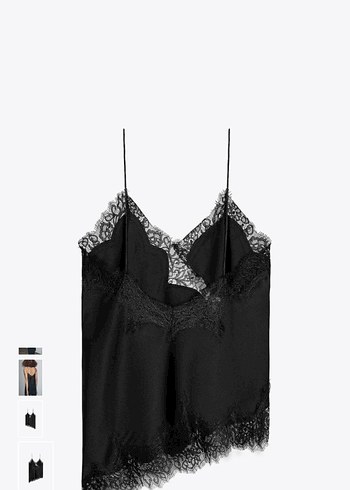 Zara ZW COLLECTİON DANTEL ŞERİTLİ LİNGERİE STİL TOP - Görsel 4