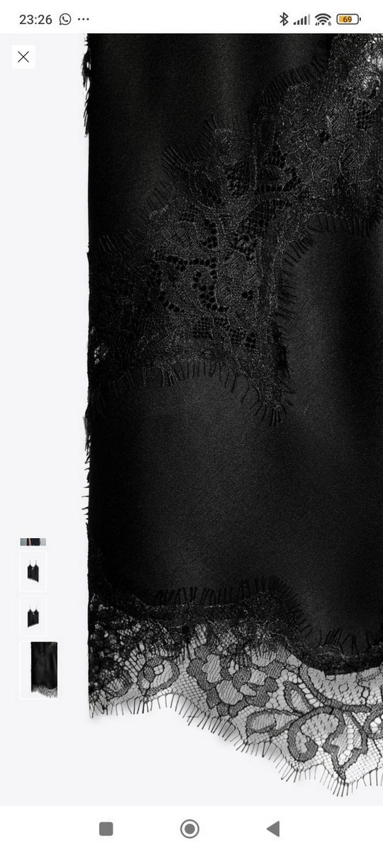 Zara ZW COLLECTİON DANTEL ŞERİTLİ LİNGERİE STİL TOP - Görsel 3