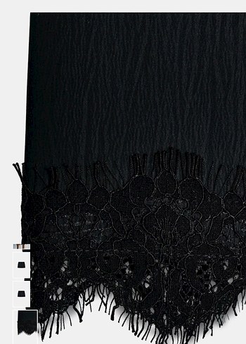 Zara Dantel detaylı şort etek - Görsel 7