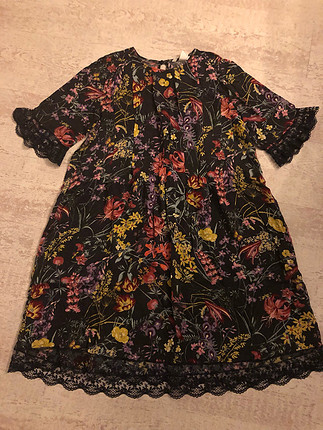 Elbise çiçekli 42 beden h&m 