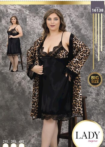 Bordo Nakışlı Bohem Mini Gecelik Takımı - Görsel 3