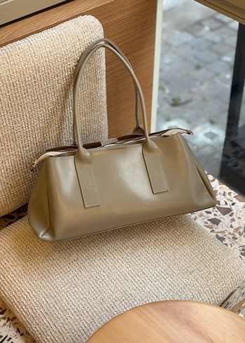 Klasik Şıklıkta Deri Kadın Çanta - Görsel 2