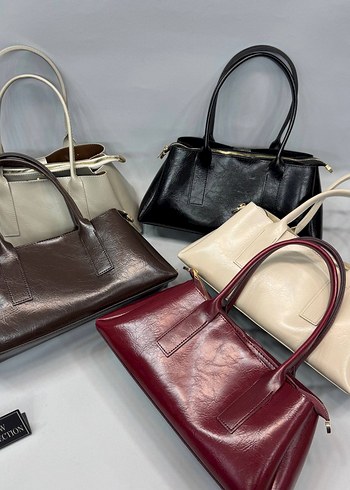 Klasik Şıklıkta Deri Kadın Çanta - Görsel 4