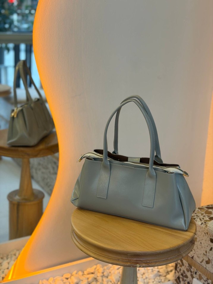 Klasik Şıklıkta Deri Kadın Çanta - Görsel 5