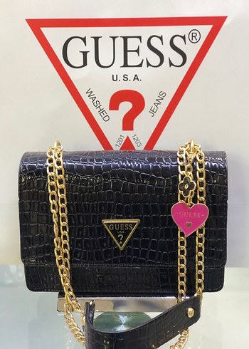 Zincir Detaylı Gri Guess Kadın Çanta - Görsel 6