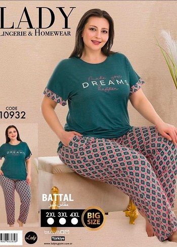 Siyah Zebra Desenli Kadın Pijama Takımı - Görsel 3