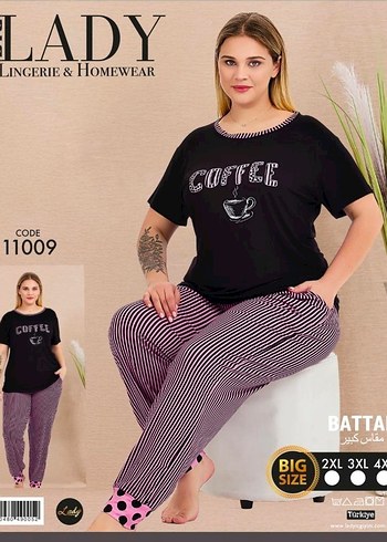 Siyah Zebra Desenli Kadın Pijama Takımı - Görsel 9