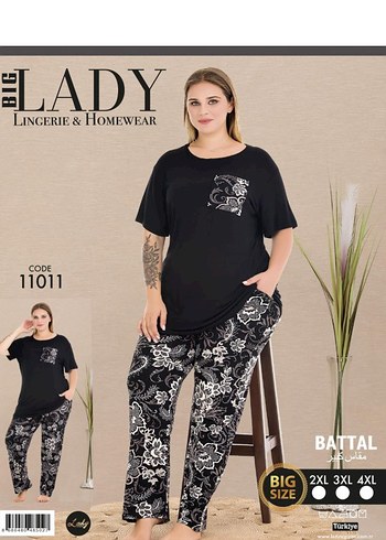 Diğer Bohem Yılan Desenli Kadın Pijama Takımı