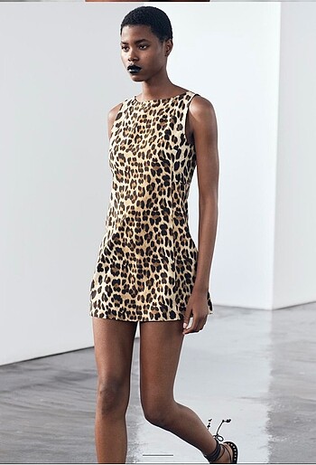Zara Leopar Elbise