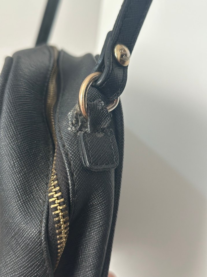 Siyah Deri Kadın Çanta - Görsel 2