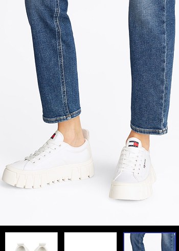 Tommy hilfiger bej renk snekar - Görsel 3