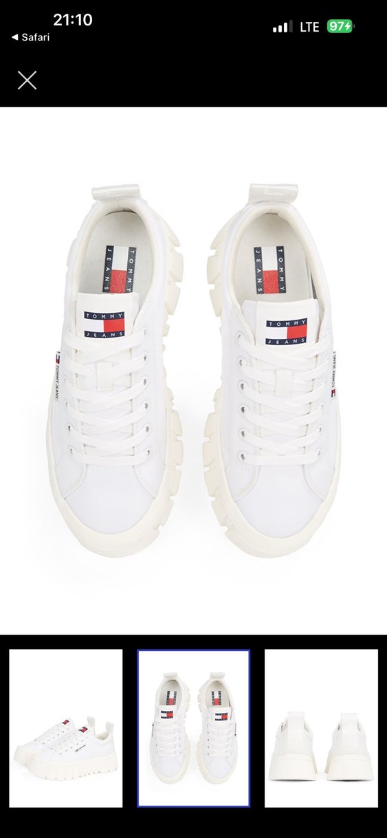 Tommy hilfiger bej renk snekar - Görsel 2