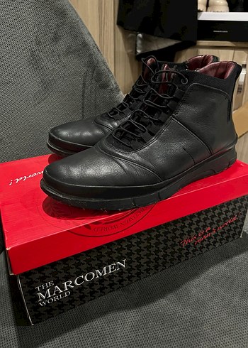 Siyah Erkek MARCOMEN Street Wear Bot - Görsel 5