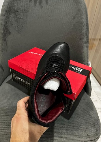 Siyah Erkek MARCOMEN Street Wear Bot - Görsel 4