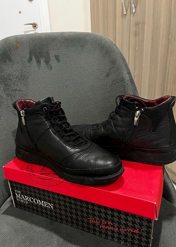 Siyah Erkek MARCOMEN Street Wear Bot - Görsel 3