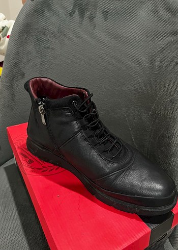 Siyah Erkek MARCOMEN Street Wear Bot - Görsel 7