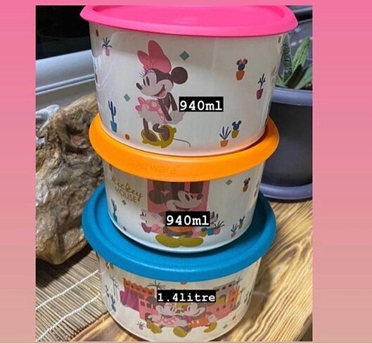 Tupperware Mickey 3?lü