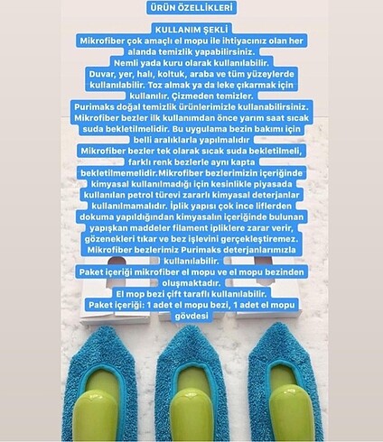 Beden Renk Silva El Mopu Çok Amaçlı Mikrofiber El Mopu