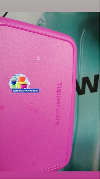 Beden mor Renk Tupperware alaska 1 lt