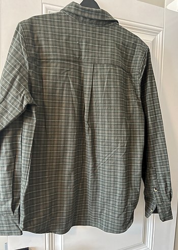 Gri Düğmeli Erkek Gömlek - Görsel 4