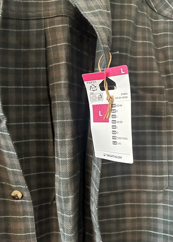 Gri Düğmeli Erkek Gömlek - Görsel 3