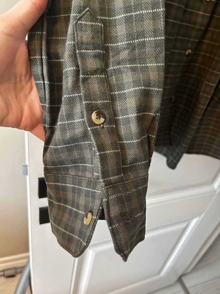 Gri Düğmeli Erkek Gömlek - Görsel 2