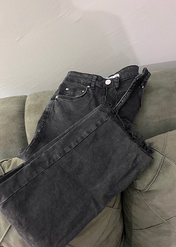 Gri Regular Fit Midi Kot Pantolon