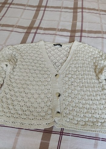 Örgü Bohem Kadın Hırka - Görsel 3