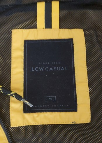 Sarı Kapüşonlu Fermuarlı Erkek Mont - Görsel 2