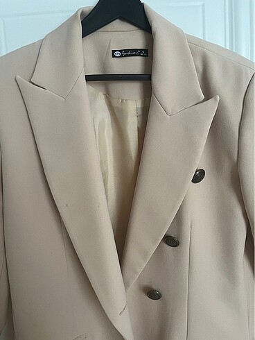 s Beden ten rengi Renk Krem rengi blazer ceket