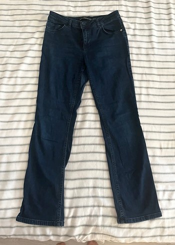 Lacivert Kadın Denim Jean Pantolon