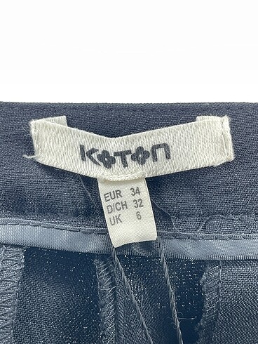 34 Beden siyah Renk Koton Kumaş Pantolon %70 İndirimli.