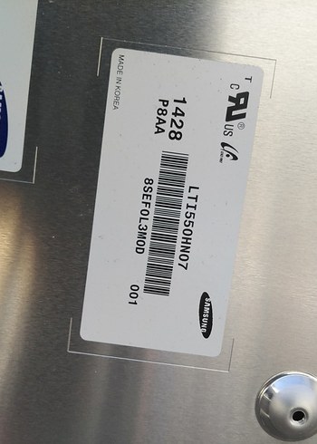 55 inç iç ekran paneli - Görsel 2