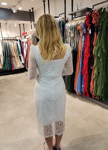 l Beden Beyaz söz nikah elbisesi abiye