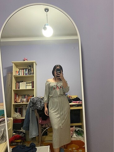 Zara uzun günlük elbise