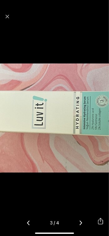  Beden Luv it hydrating serum