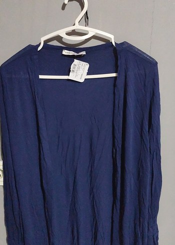 Kadın Lacivert Uzun Kollu Salaş Uzun Elbise - Görsel 2