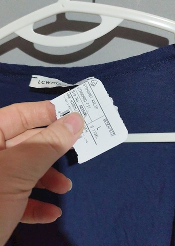 Kadın Lacivert Uzun Kollu Salaş Uzun Elbise - Görsel 3