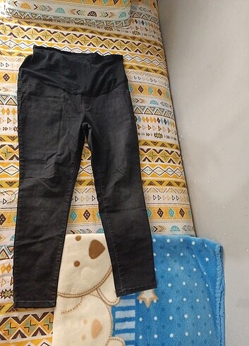 46 Beden siyah Renk bayan Hamile Pantalonu