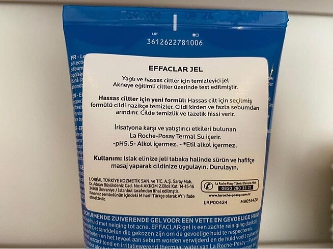  Beden Renk La roche posay effaclar