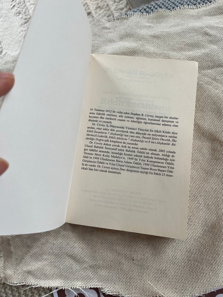 Etkili İnsanın 7 Alışkanlığı Kitap - Görsel 2