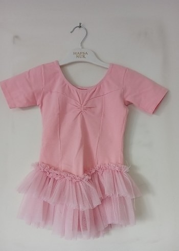 Pembe bale elbisesi - Görsel 2